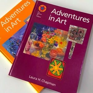 Adventures in Art Chapman Textbooks Lot of 2 Homeschool Elementary Education VTG